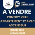 Appartement a vendre Pontivy 56300 Morbihan 56 50 m2 2 pièces 97620 euros 56062-2299 002