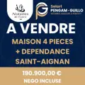 Maison a vendre Saint-Aignan 56480 Morbihan 56 83 m2 4 pièces 190900 euros 56062-2195 002