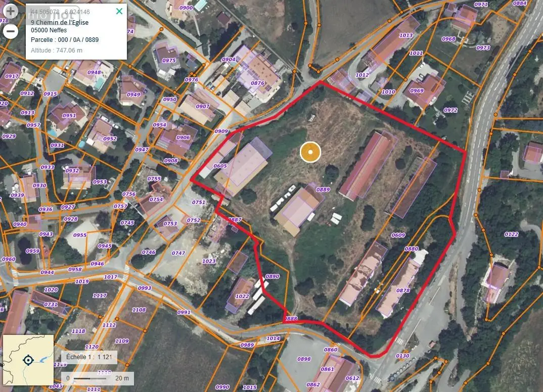 Terrain a batir a vendre Neffes 05000 Hautes-Alpes 05 17000 m2 1 euros 001/1590 001
