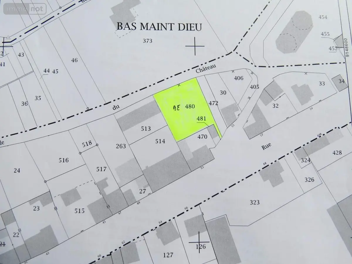 Terrain a batir a vendre Château-Porcien 08360 Ardennes 08 638 m2 29400 euros 021/1216 001