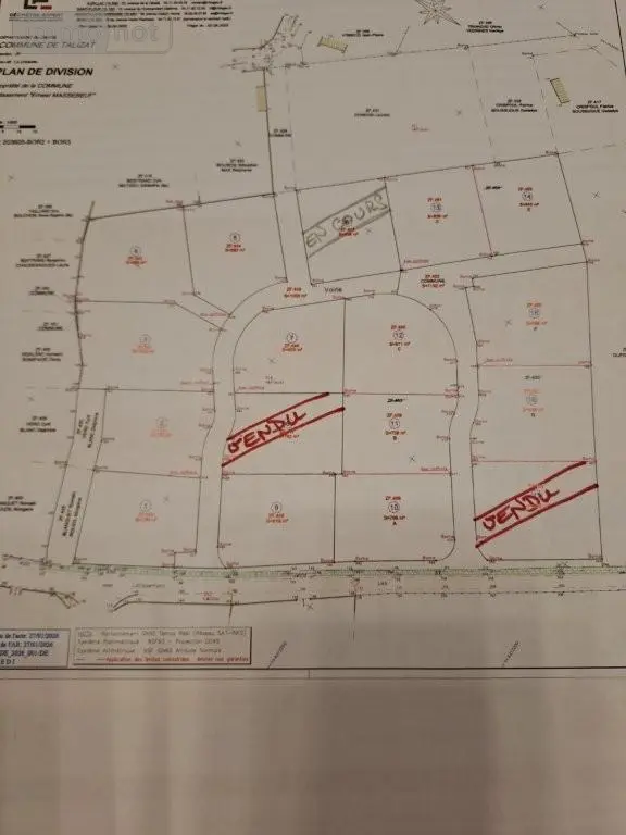 Terrain a batir a vendre Talizat 15170 Cantal 15 755 m2 22650 euros 044/1170 001