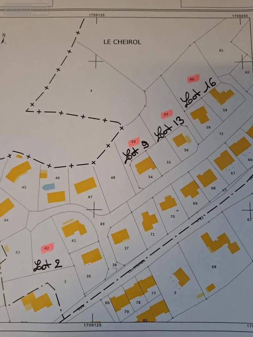 Terrain a batir a vendre Saint-Georges 15100 Cantal 15 4861 m2 50 euros 044/149 001