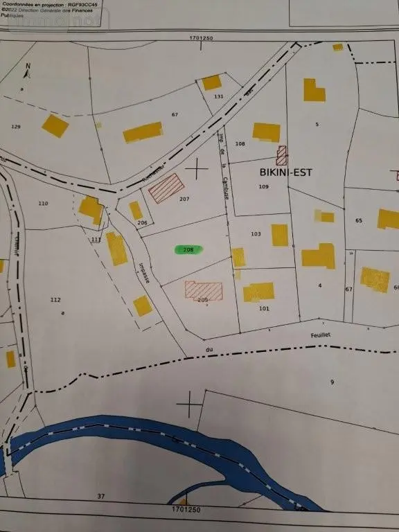Terrain a batir a vendre Roffiac 15100 Cantal 15 1132 m2 32369 euros 044/852 001