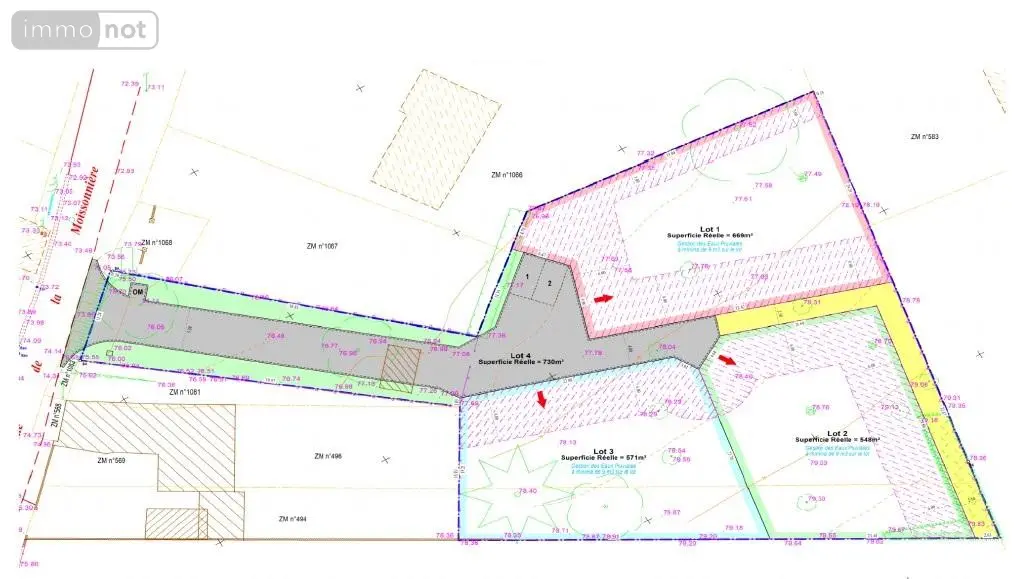 Terrain a batir a vendre Véretz 37270 Indre-et-Loire 37 150 m2 126000 euros 013/1459 001