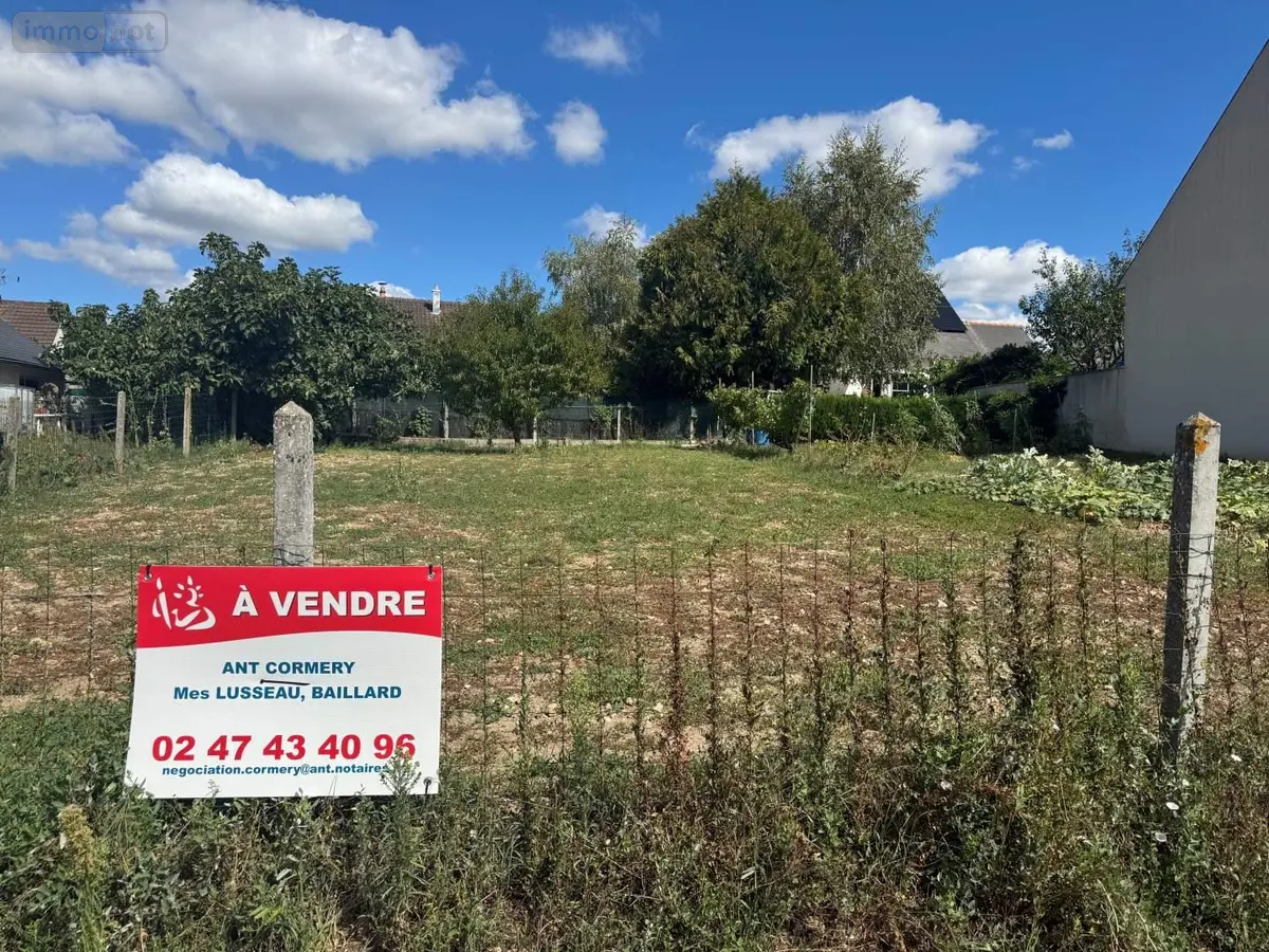 Terrain a batir a vendre Esvres 37320 Indre-et-Loire 37 250 m2 126960 euros 034/2026000725 001