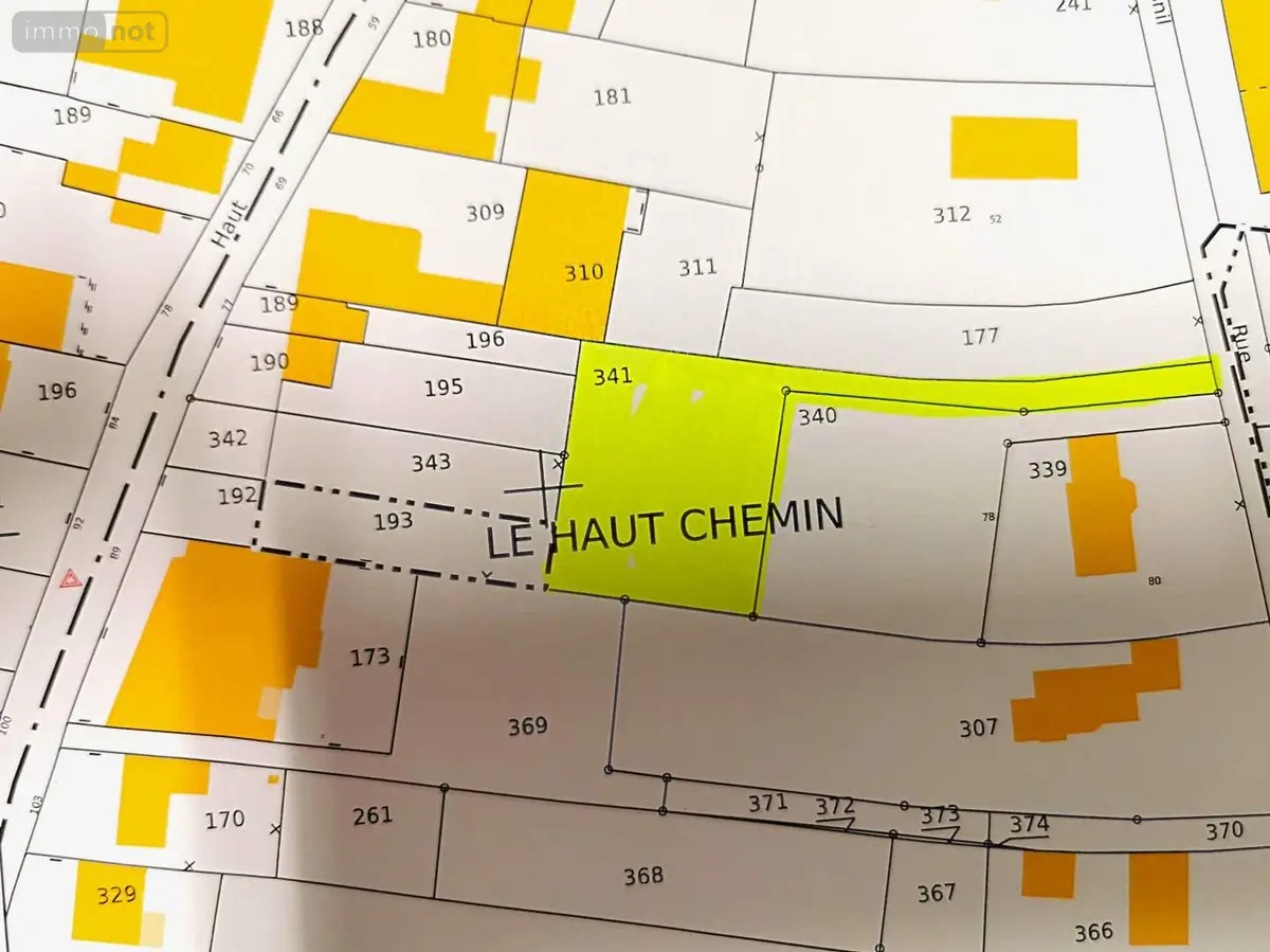 Terrain a batir a vendre Créances 50710 Manche 50 1149 m2 63747 euros 063/561 001