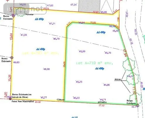Terrain a batir a vendre Limerzel 56220 Morbihan 56 710 m2 45156 euros 94a 001
