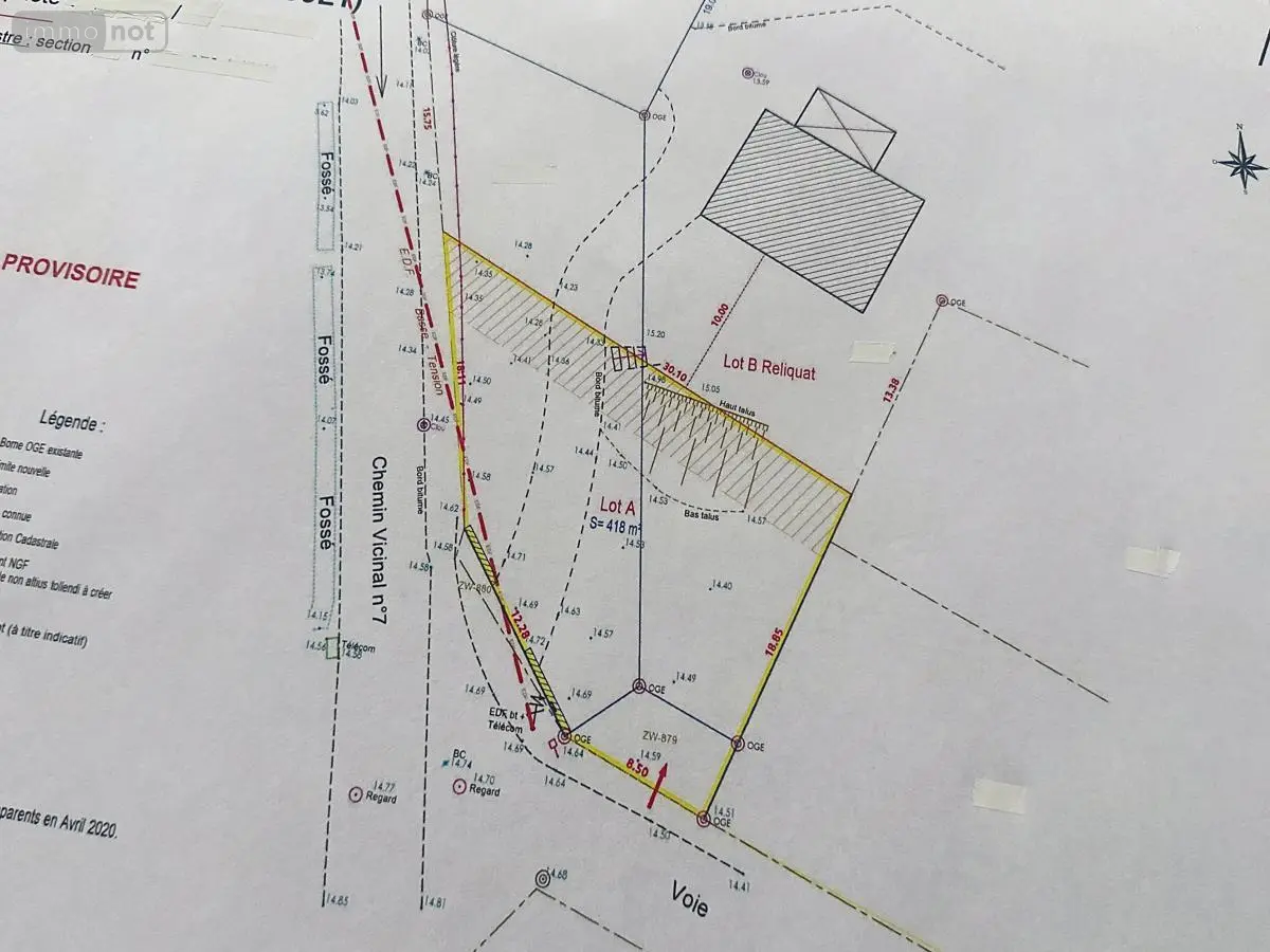 Terrain a batir a vendre Plouhinec 56680 Morbihan 56 125760 euros 56079-1560 001