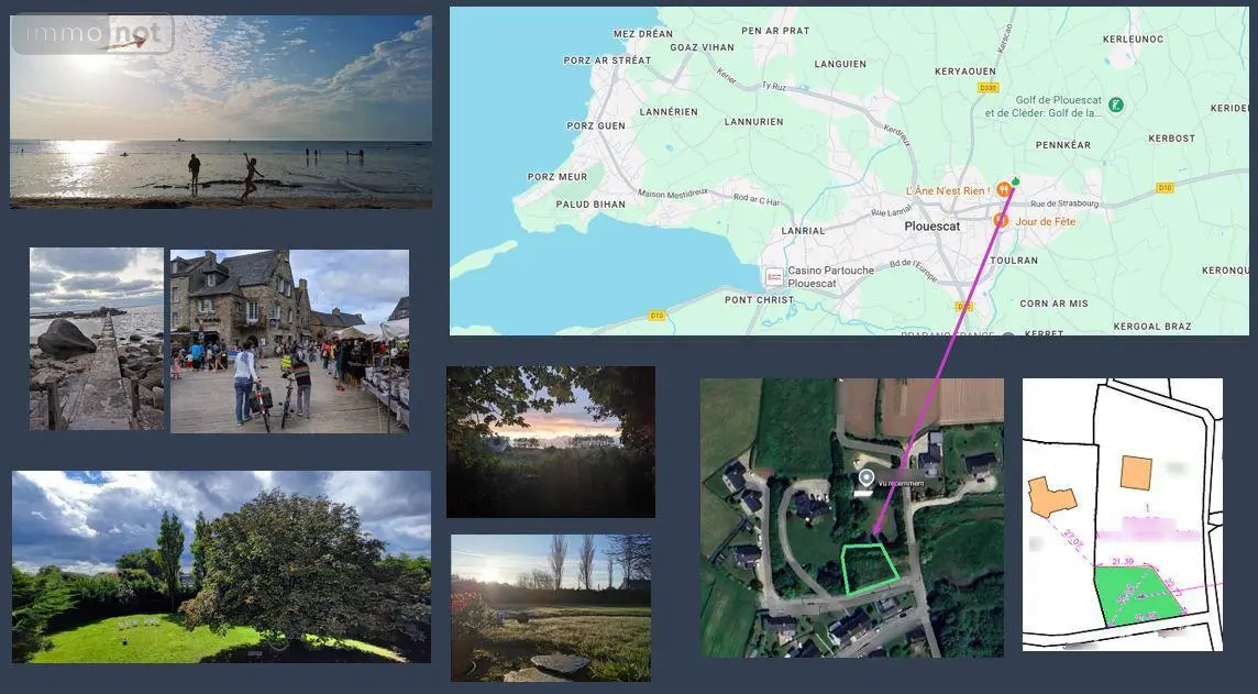 Terrain a batir a vendre Plouescat 29430 Finistère 29 94174 euros 29094-1026 001