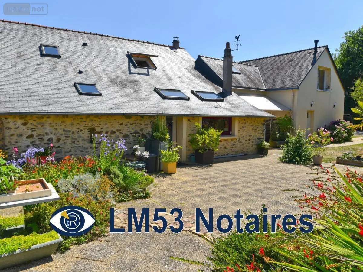 Maison a vendre Montigné-le-Brillant 53970 Mayenne 53 150 m2 6 pièces 249600 euros 53004-1233 001