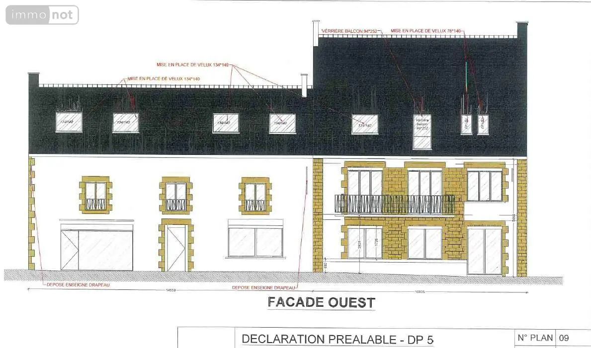 Maison a vendre Évellys 56500 Morbihan 56 567 m2 3 pièces 130940 euros 56077-972 001