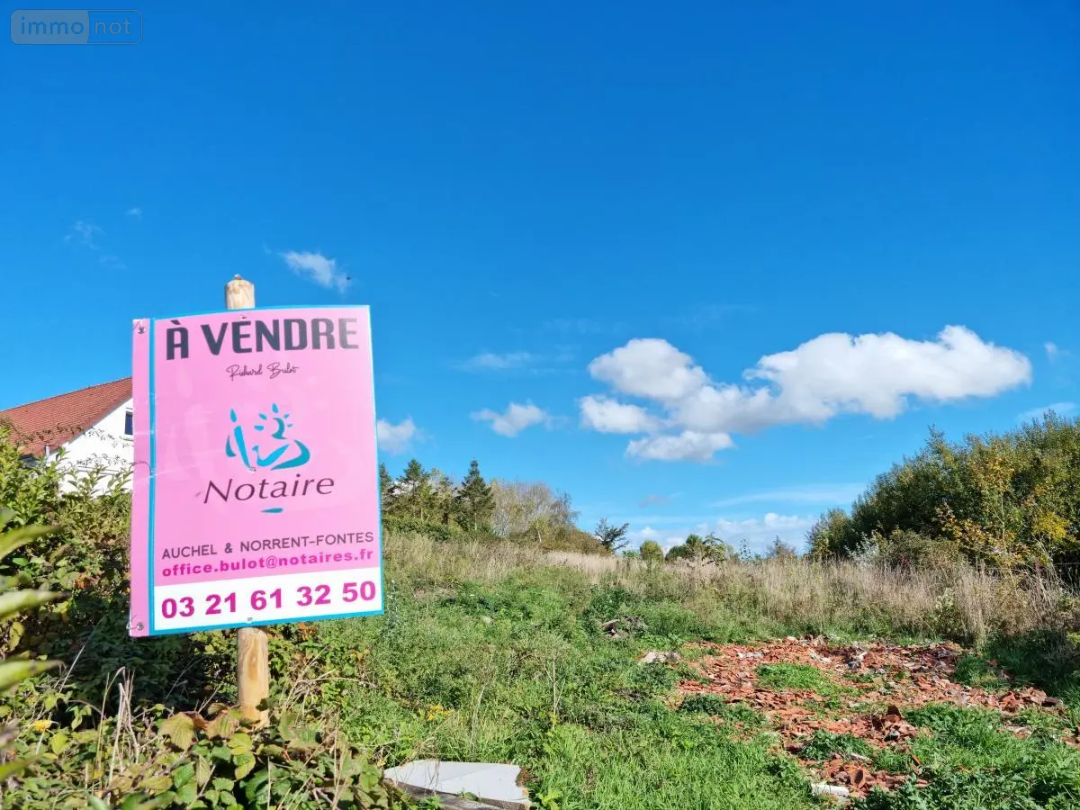 Terrain a batir a vendre Febvin-Palfart 62960 Pas-de-Calais 62 44000 euros 62050-1733 001