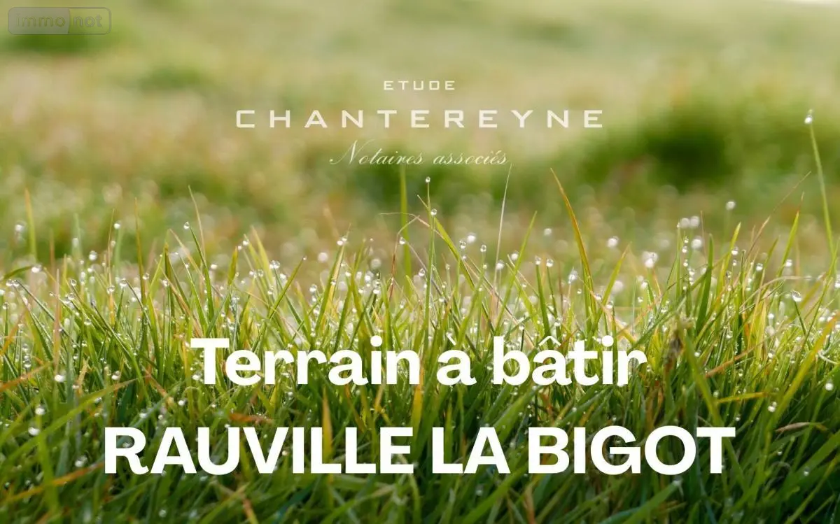 Terrain a batir a vendre Rauville-la-Bigot 50260 Manche 50 52400 euros 50108-4678 001