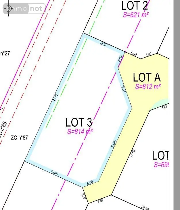 Terrain a batir a vendre Cepoy 45120 Loiret 45 54000 euros 45051-450 001