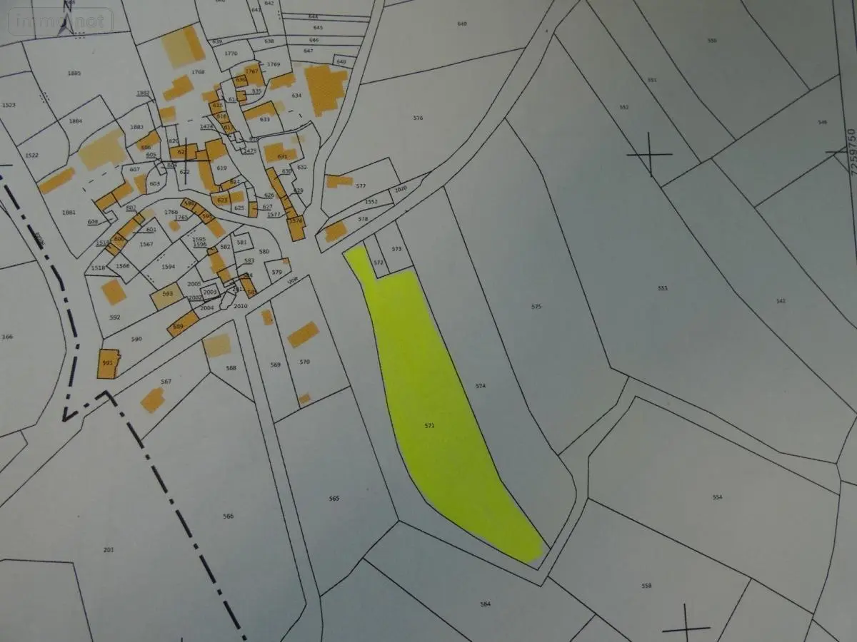 Terrain a batir a vendre Loqueffret 29530 Finistère 29 53000 euros 29129-1048 001