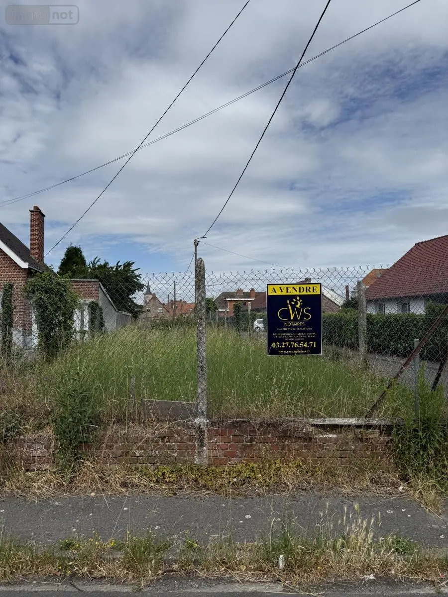 Terrain a batir a vendre Avesnes-le-Sec 59296 Nord 59 27400 euros 59191-6031 001