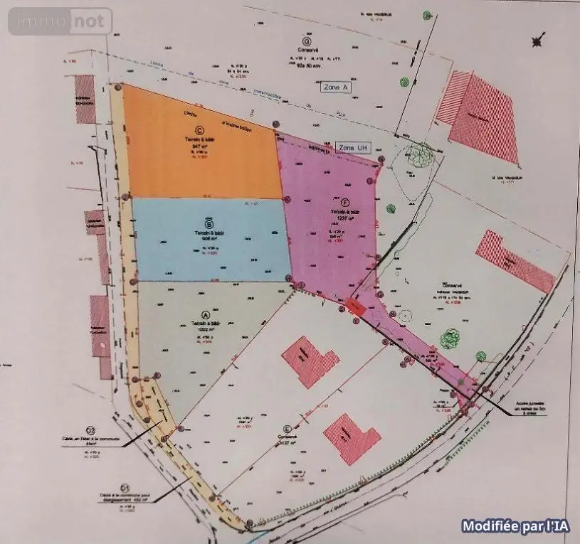 Terrain a batir a vendre Reuilly 27930 Eure 27 50000 euros 27061-1449 001