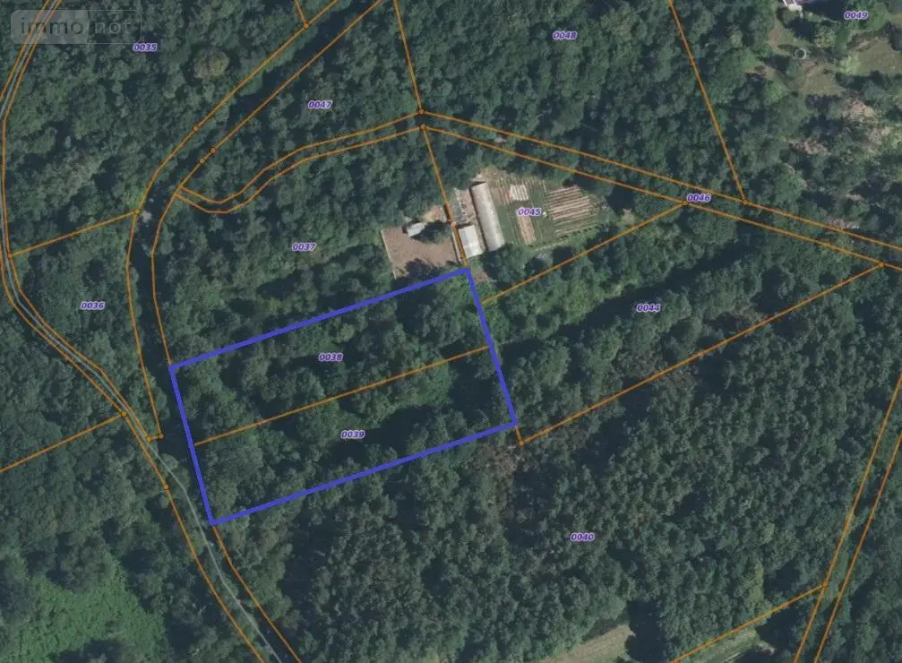 Terrains de loisirs bois etangs a vendre Monteneuf 56380 Morbihan 56 16400 euros 56049-686 001