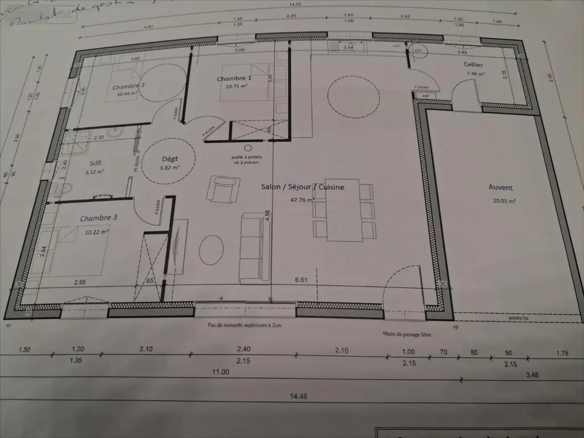 Location maison Montsenelle 50250 Manche 50 91 m2 4 pièces 850 euros 50061-1096363 001
