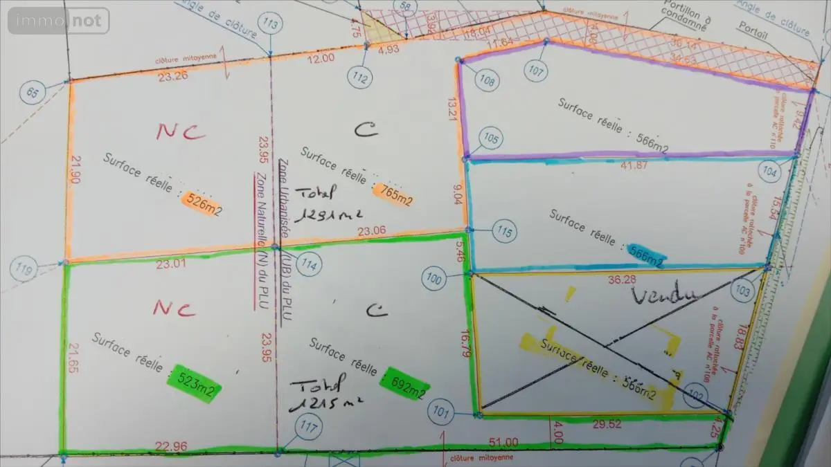 Terrain a batir a vendre Marigné-Laillé 72220 Sarthe 72 23800 euros 72012-1094956 001