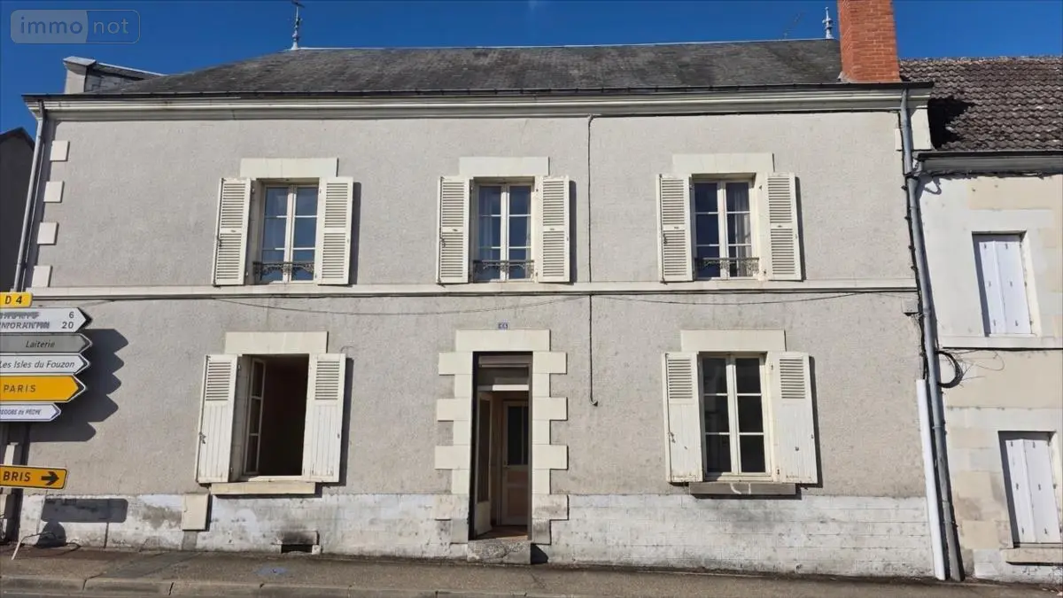 Maison a vendre Val-Fouzon 36210 Indre 36 148 m2 6 pièces 75250 euros 021/1610 001