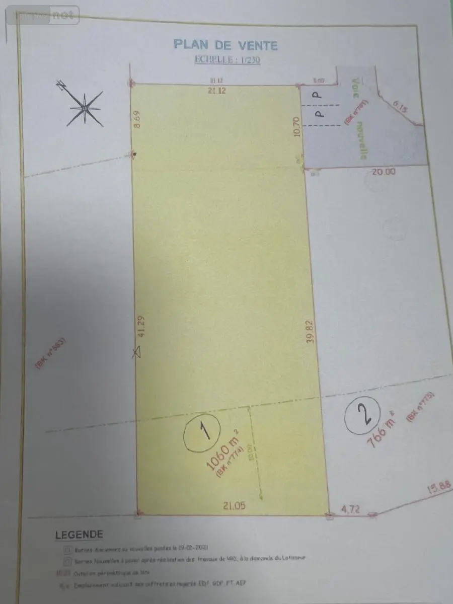 Terrain a batir a vendre Cambrai 59400 Nord 59 79800 euros 59098-11888 001