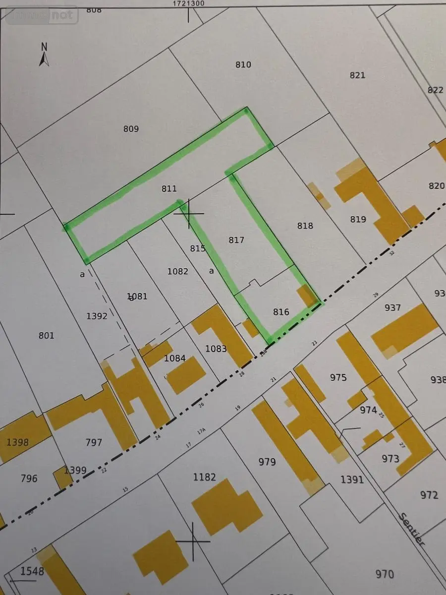 Terrain a batir a vendre Thun-Saint-Martin 59141 Nord 59 125760 euros 59098-11707 001