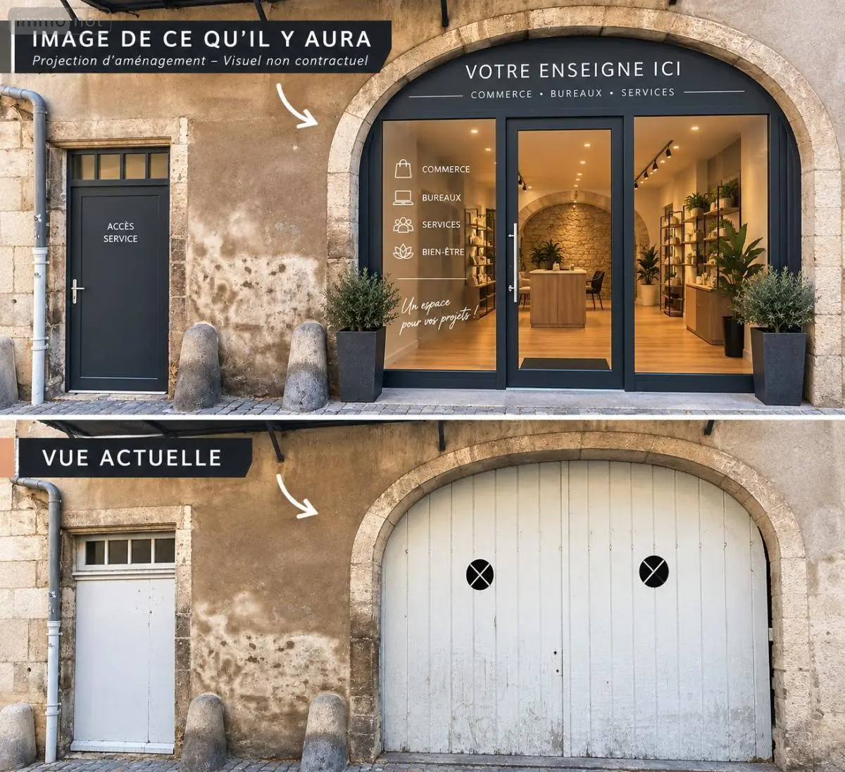 Location fonds et murs commerciaux Dole 39100 Jura 39 55 m2 750 euros 21005-L13 001