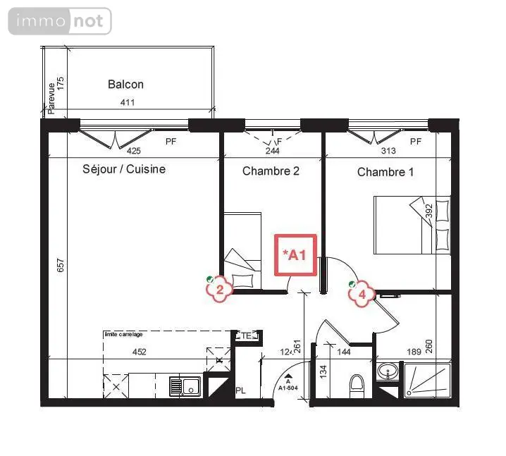 Appartement a vendre Valenciennes 59300 Nord 59 60 m2 167680 euros 50108-4755 001