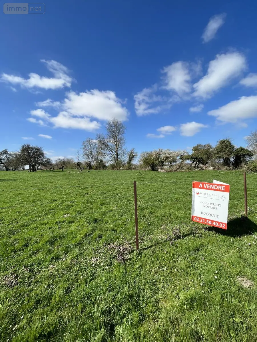 Terrain a batir a vendre Ayette 62116 Pas-de-Calais 62 53250 euros 62135-2171 001