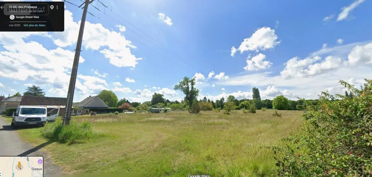 Terrain a batir a vendre Gizeux 37340 Indre-et-Loire 37 33000 euros 62017-3266 001
