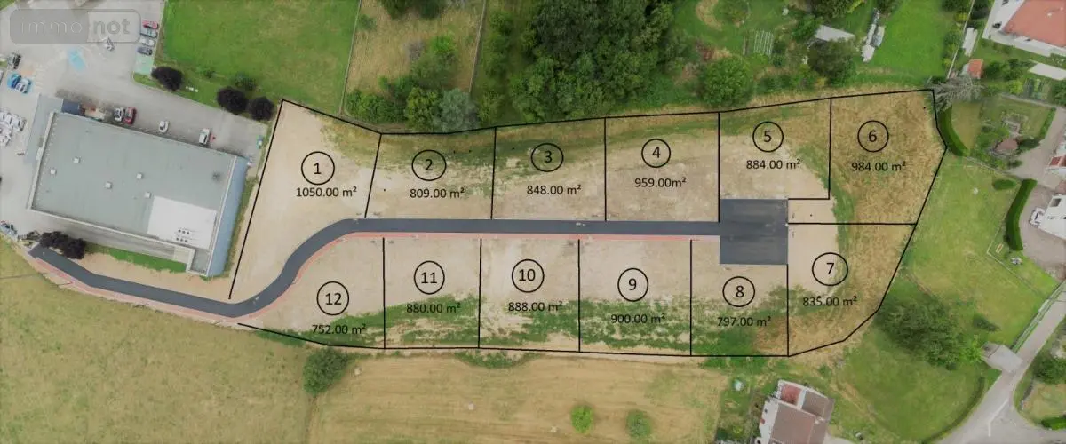 Terrain a batir a vendre Fougerolles-Saint-Valbert 70220 Haute-Saône 70 49750 euros 70001-68 001