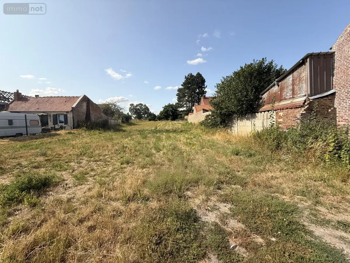 Terrain a batir a vendre Aubigny 80800 Somme 80 156000 euros 80121-2882 001