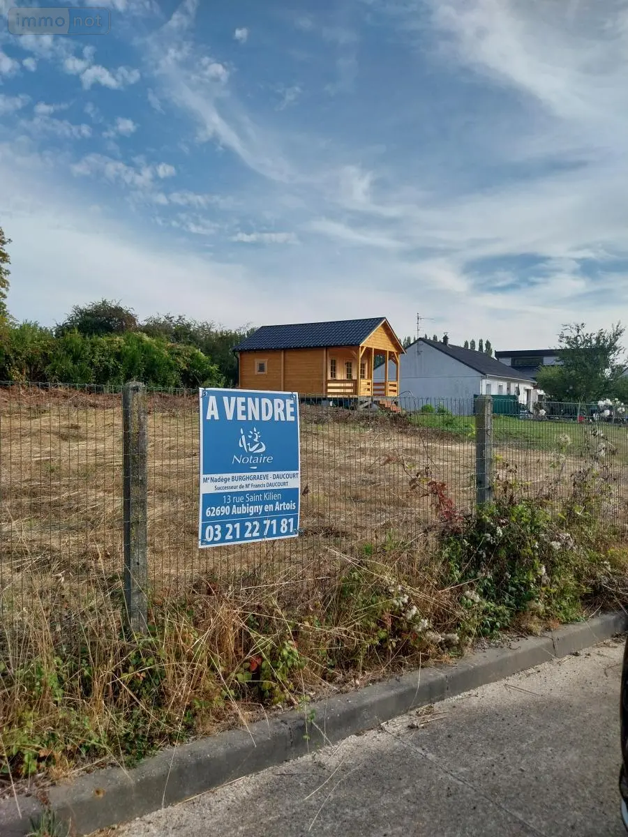 Terrain a batir a vendre Bajus 62150 Pas-de-Calais 62 41000 euros 62113-1229 001