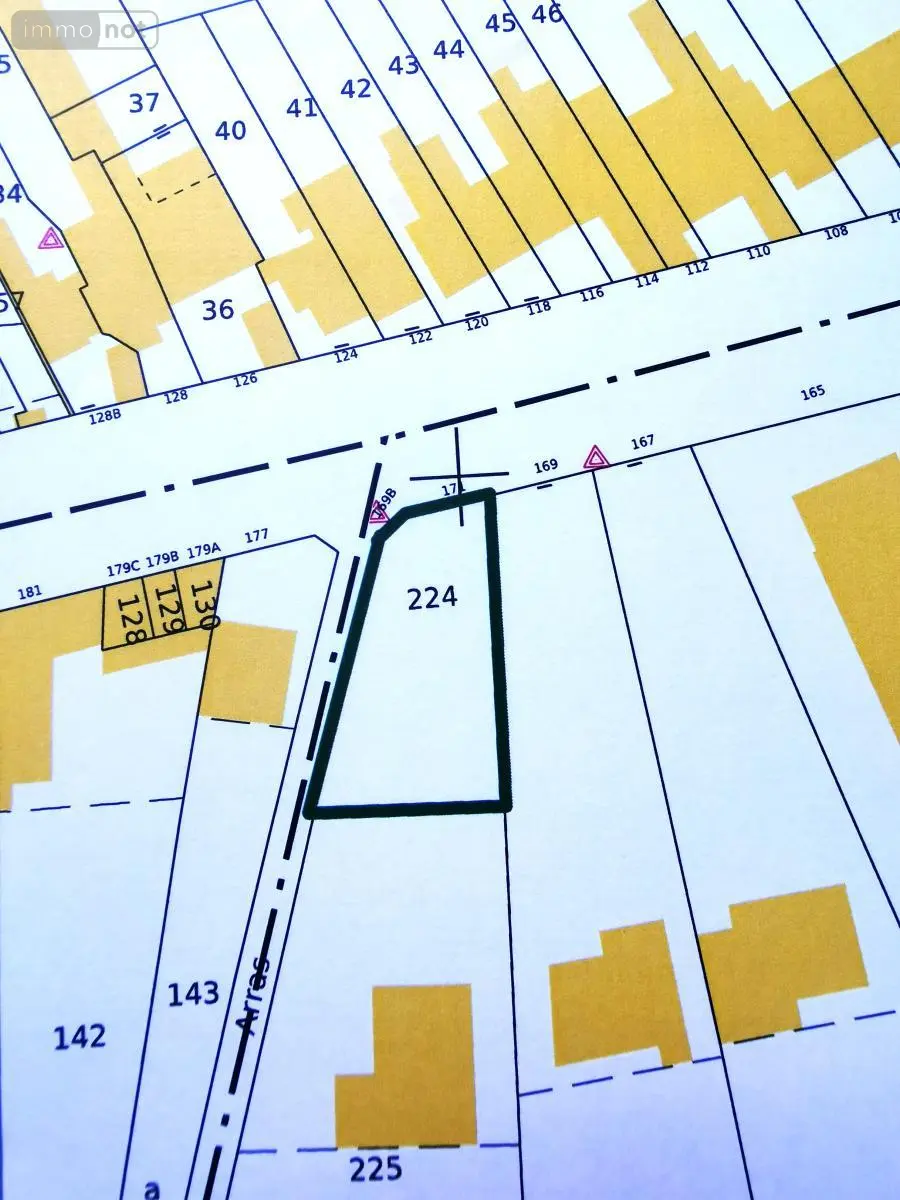 Terrain a batir a vendre Arras 62000 Pas-de-Calais 62 94800 euros 62130-2198 001