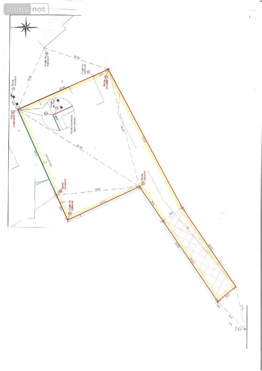 Terrain a batir a vendre Plogonnec 29180 Finistère 29 69900 euros 29127-1235 001