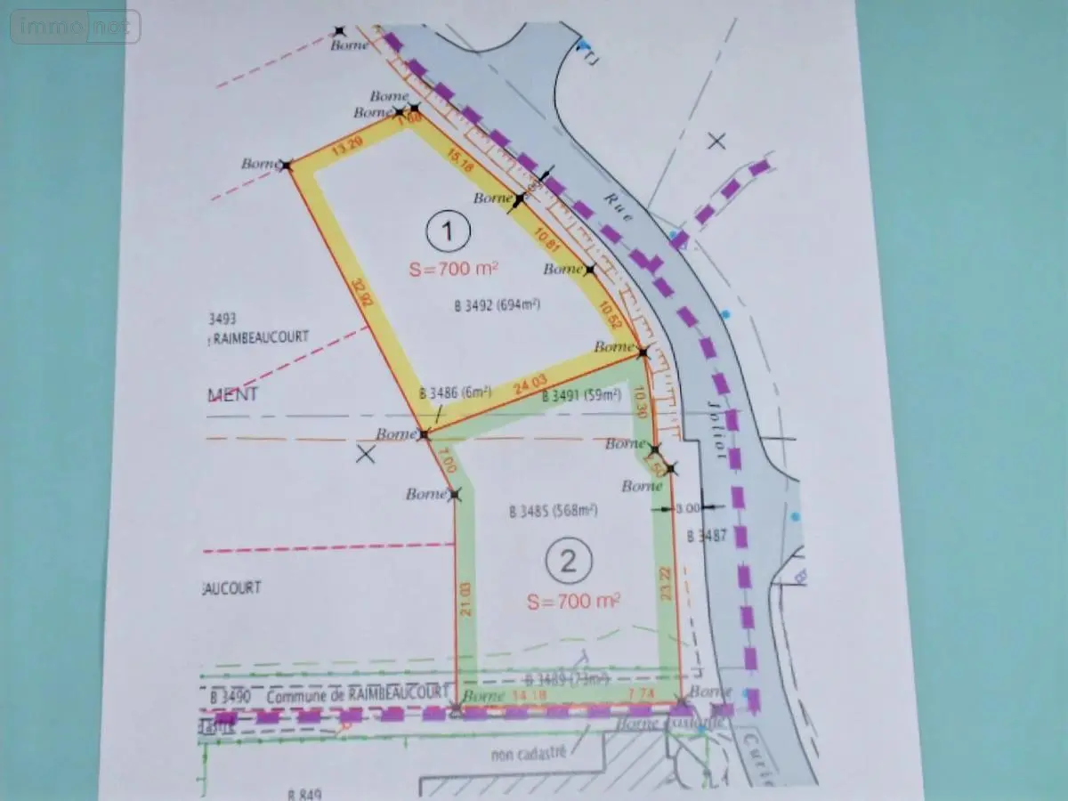 Terrain a batir a vendre Raimbeaucourt 59283 Nord 59 109520 euros 62032-1906 001