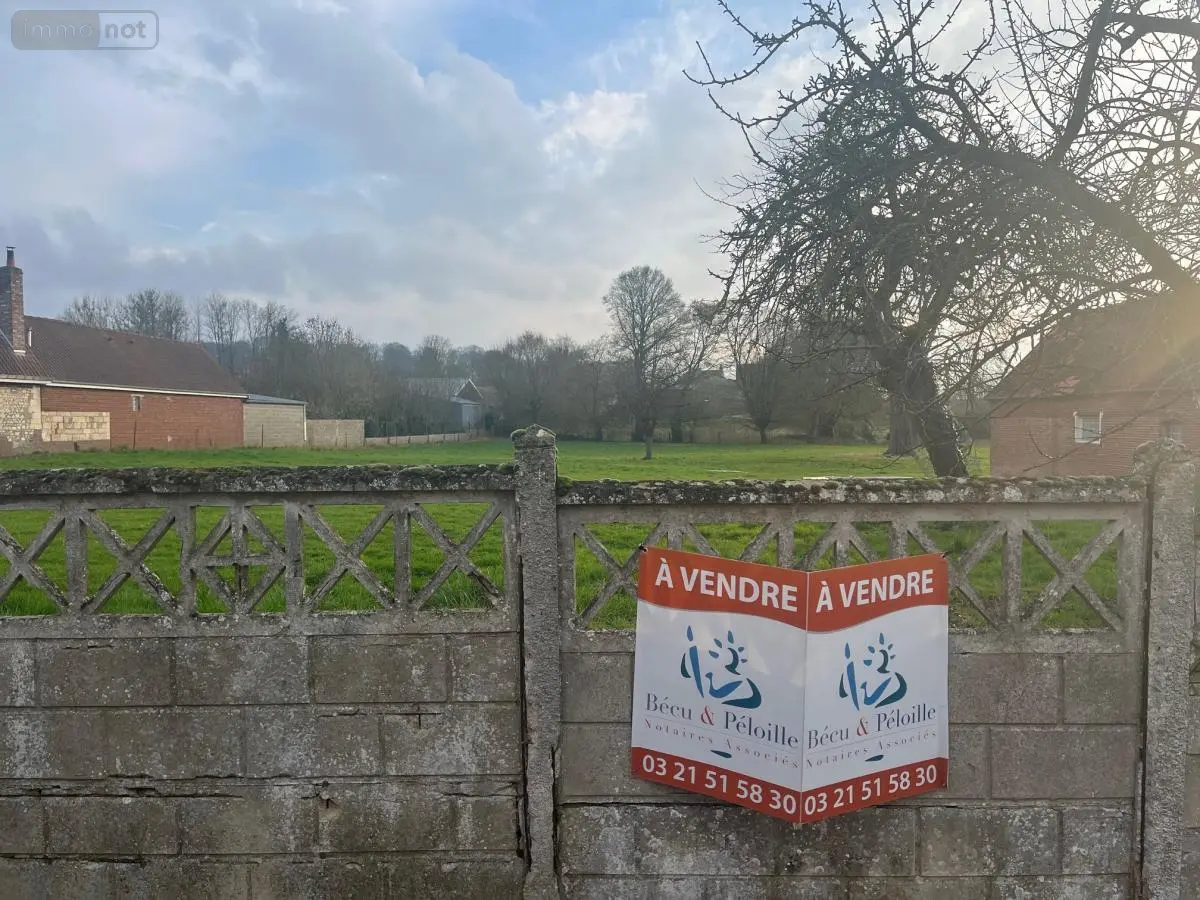 Terrain a batir a vendre Gouy-en-Artois 62123 Pas-de-Calais 62 31800 euros 62001-1178 001