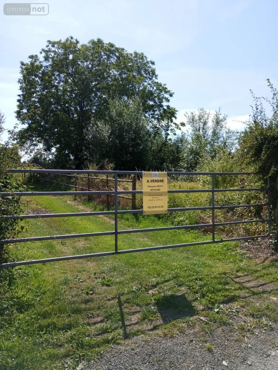 Terrain a batir a vendre La Flamengrie 02260 Aisne 02 63000 euros 02082-572 001