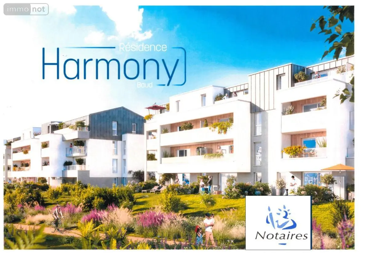 Appartement a vendre Baud 56150 Morbihan 56 47 m2 2 pièces 189000 euros 56064-1398 001
