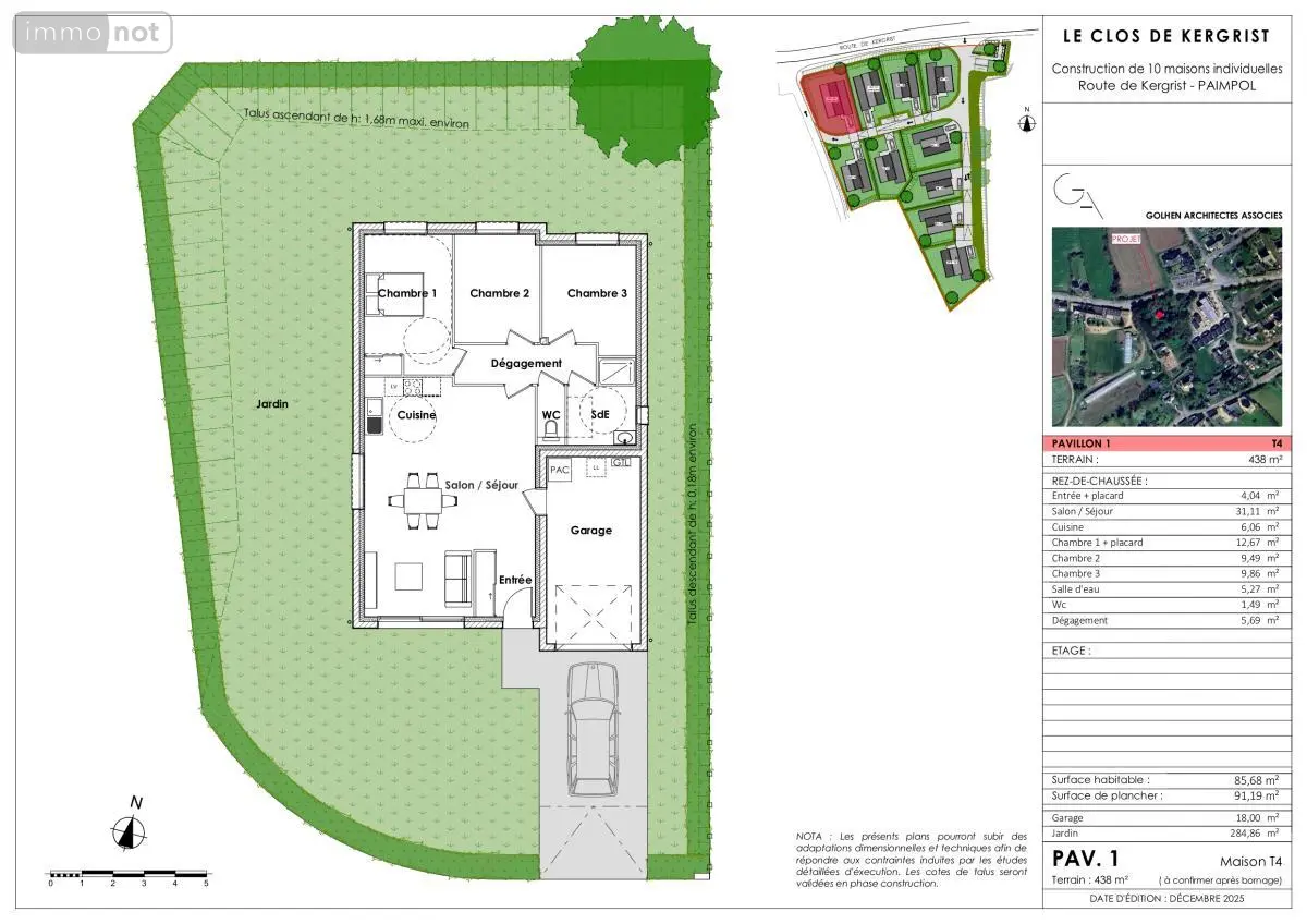 Maison a vendre Paimpol 22500 Côtes-d'Armor 22 85 m2 385000 euros 22023-3487 001