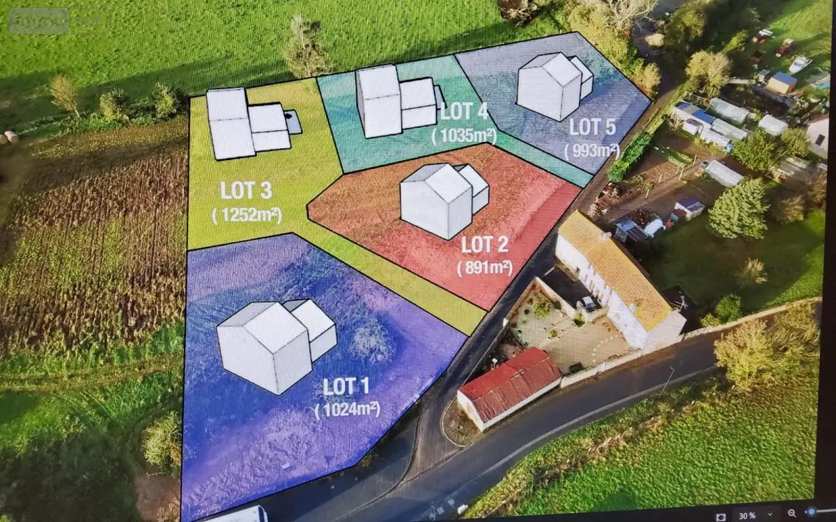 Terrain a batir a vendre Sainte-Croix-sur-Mer 14480 Calvados 14 126900 euros 14008-106 001