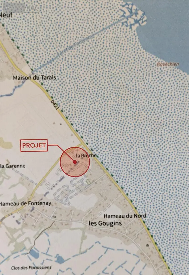 Terrain a batir a vendre Fontenay-sur-Mer 50310 Manche 50 552 m2 67184 euros 78 001