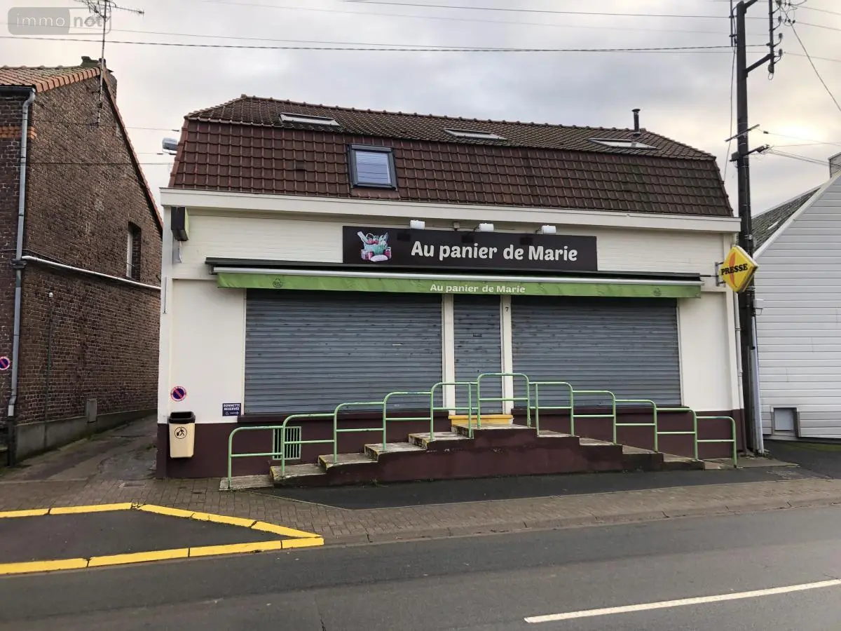 Fonds et murs commerciaux a vendre Bévillers 59217 Nord 59 218 m2 4 pièces 110040 euros 59191-6101 001