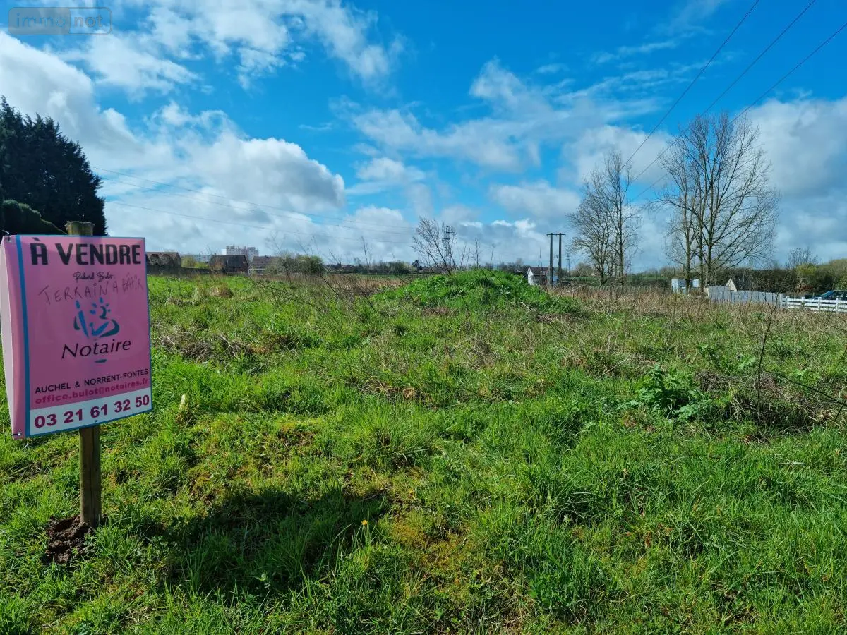Terrain a batir a vendre Auchel 62260 Pas-de-Calais 62 60000 euros 62050-1730 001