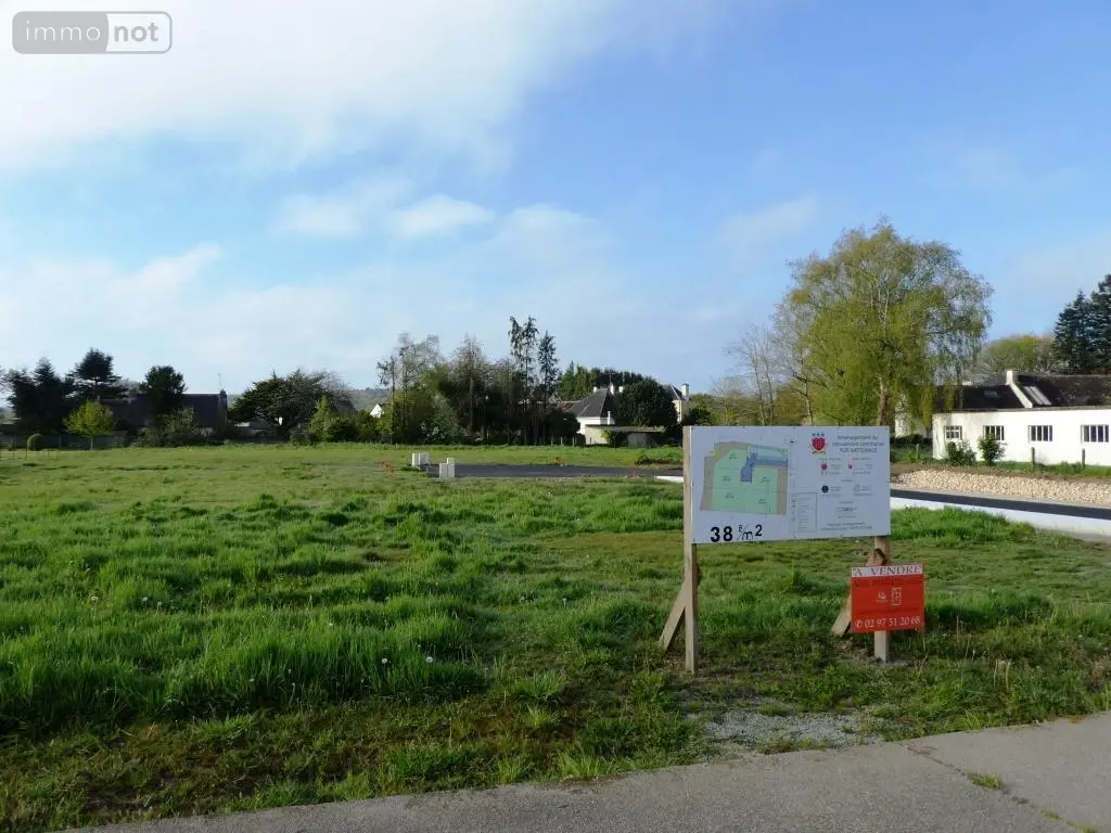 Terrain a batir a vendre Lignol 56160 Morbihan 56 27302 euros 56075-2226 001