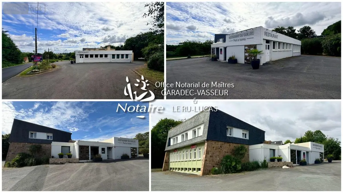 Fonds et murs commerciaux a vendre Plouzévédé 29440 Finistère 29 704 m2 11 pièces 271800 euros 29094-1060 001