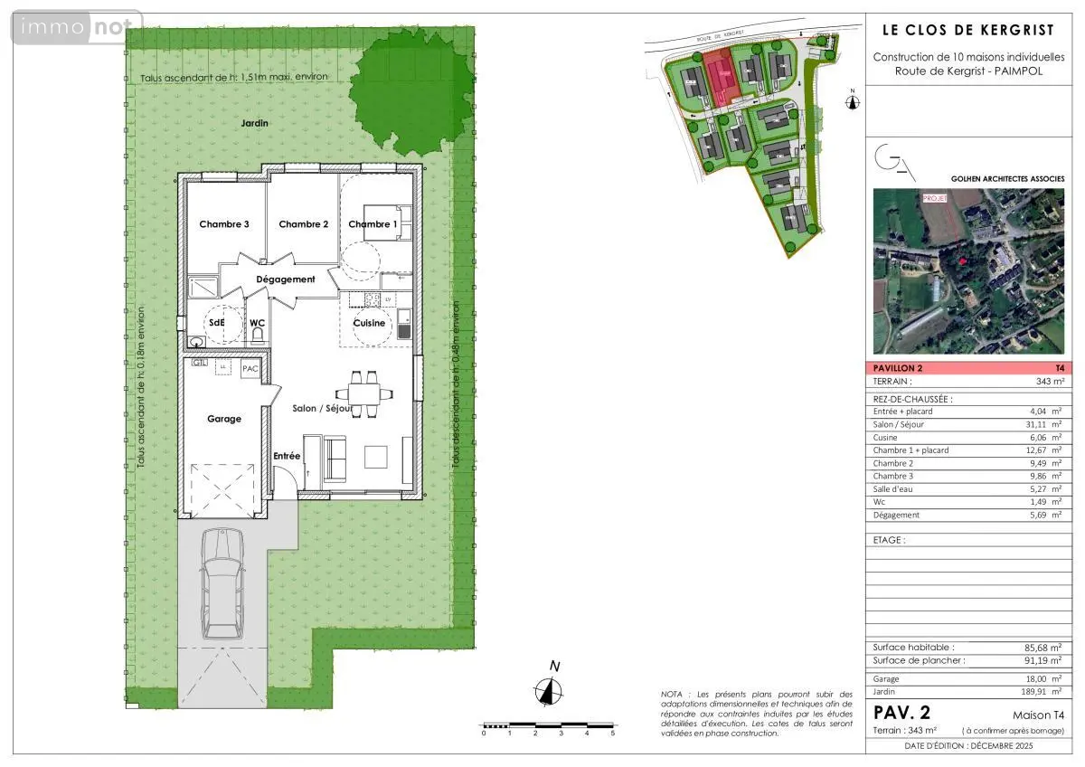 Maison a vendre Paimpol 22500 Côtes-d'Armor 22 85 m2 375000 euros 22023-3488 001