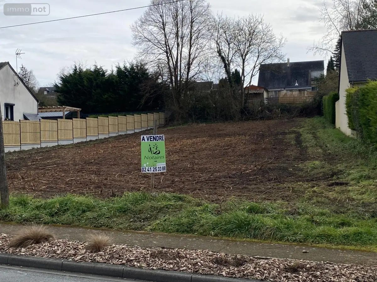 Terrain a batir a vendre Briollay 49125 Maine-et-Loire 49 84800 euros 49008-62 001