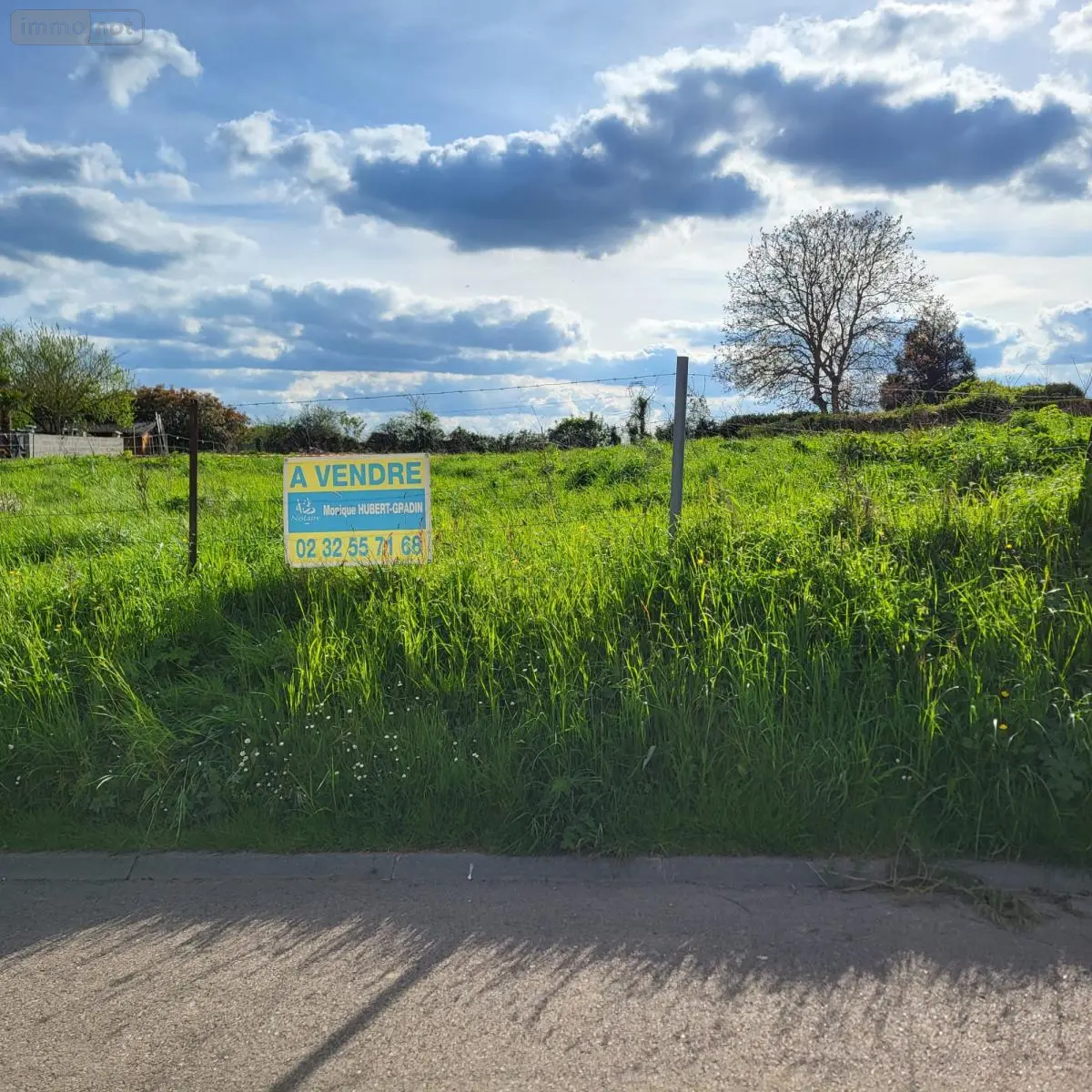 Terrain a batir a vendre Cuverville 27700 Eure 27 60900 euros 27033-225 001